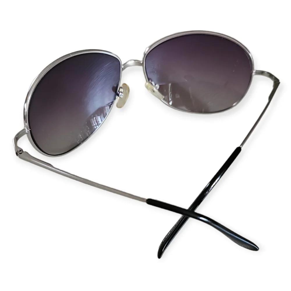 Vintage Italian Designer Metal Frame Classic Aviator Glasses - Picture 9 of 13